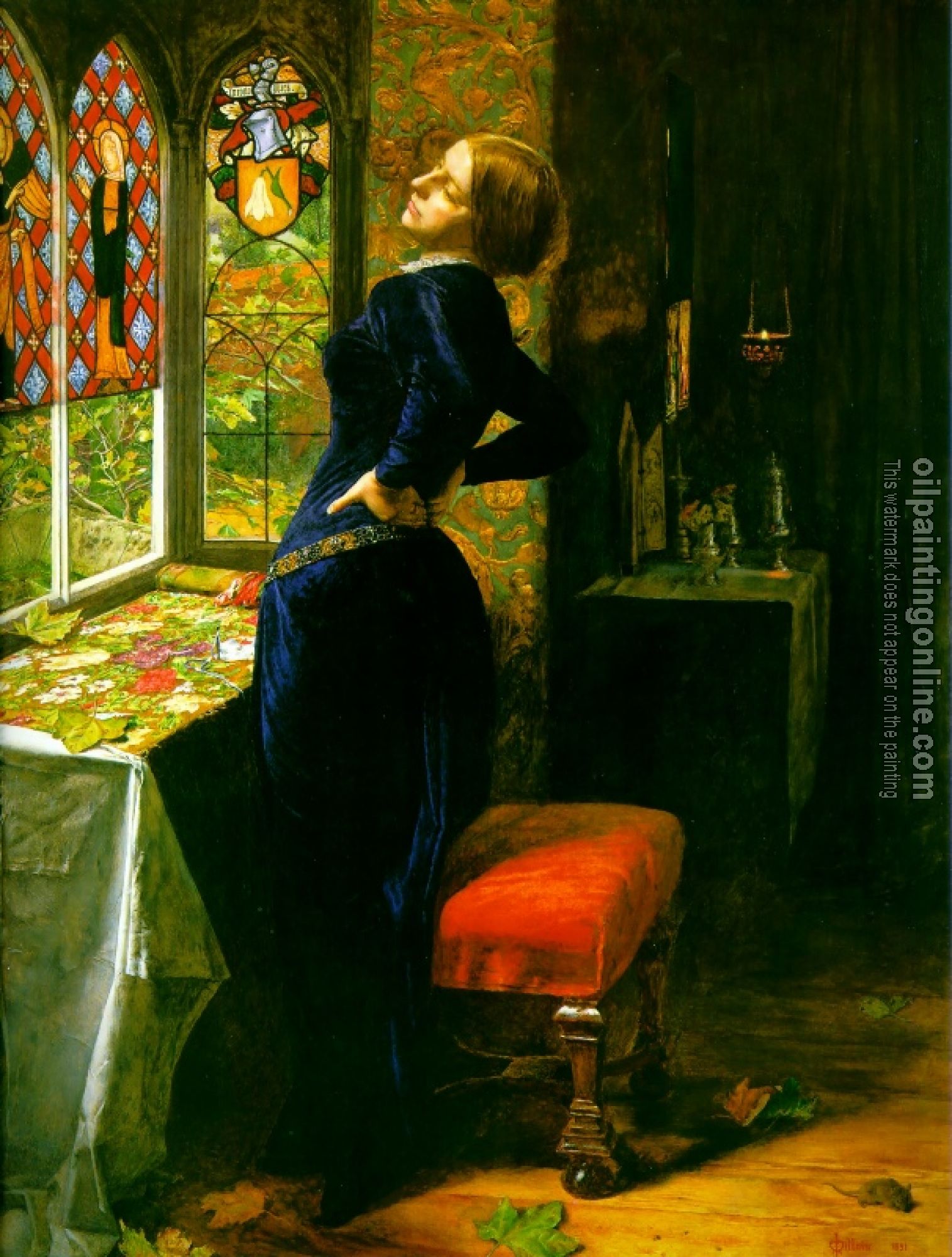 Millais, Sir John Everett - Mariana